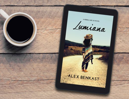 Cover of Lumiana by Alex Benkast and coffee